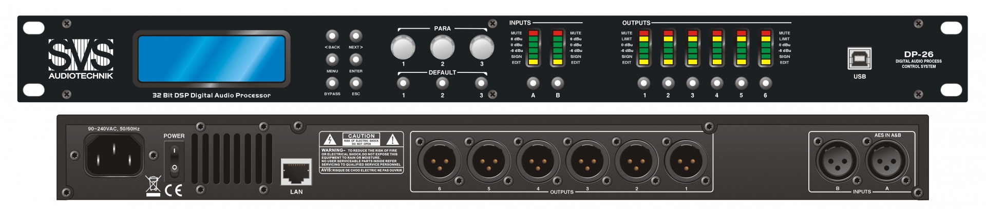 SVS Audiotechnik DP-26 Цифровой процессор: 2 входа 6 выходов в Энгельсе