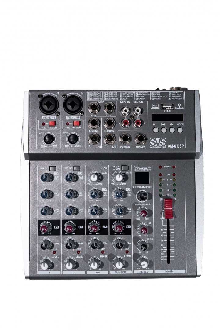 SVS Audiotechnik mixers AM-6 DSP Микшерный пульт аналоговый, 6-канальный SVS Audiotechnik mixers в Энгельсе